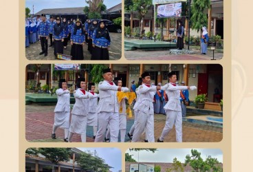 Upacara HARDIKNAS bersama SMAN8BandarLampung