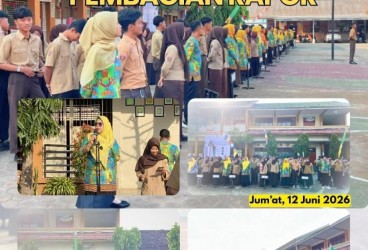 Apel Pagi Pembagian Rapor